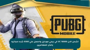 اشحن الآن 18000 UC في ببجي موبايل واحصل على 6300 شدة مجانية بأمان للمغامرين